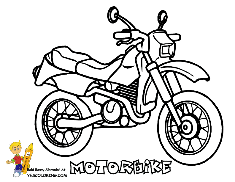 Big Boss Motorcycle Coloring | Super Motorcycle | Free | Superbike 