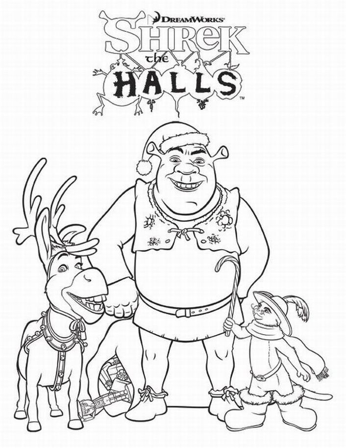 shrek children Colouring Pages (page 3)