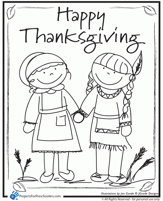 Happy Thanksgiving Coloring Pages - Coloring Home