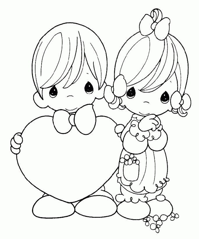 Precious Moments Angel Coloring Pages - Coloring Home