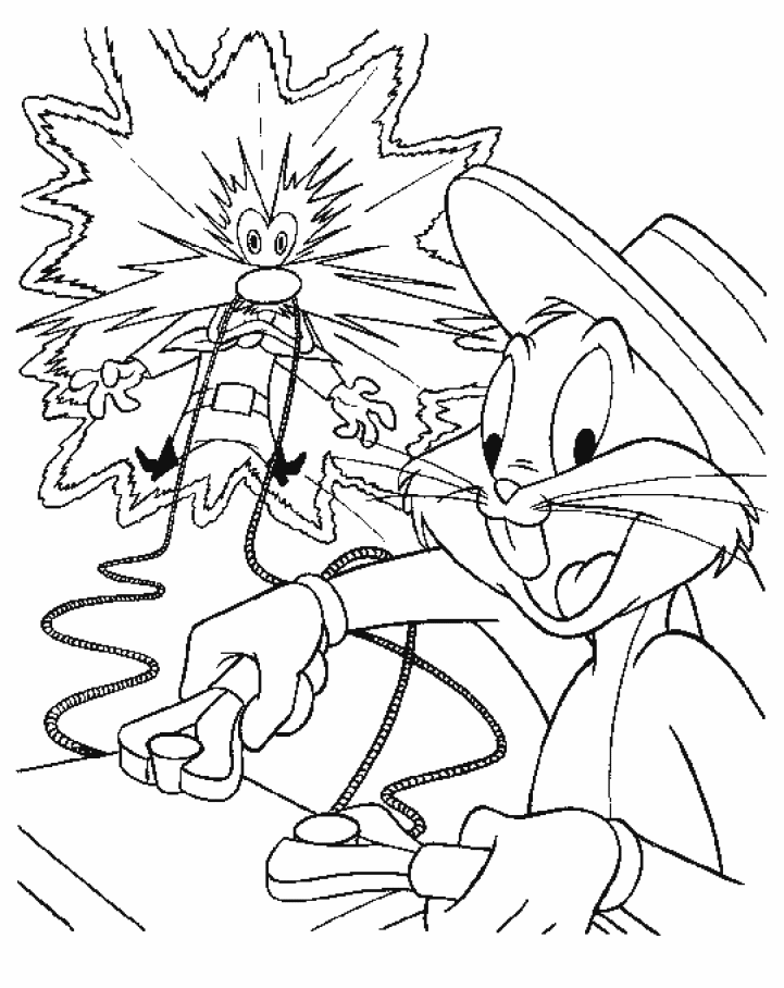 Bugs Bunny Coloring Page - Coloring Home