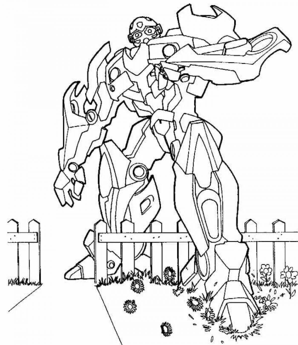 Printable Transformers Coloring Page - Cartoon Coloring : oColoring.