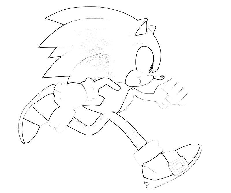 Sonic The Hedgehog Colouring Pictures - Coloring Home