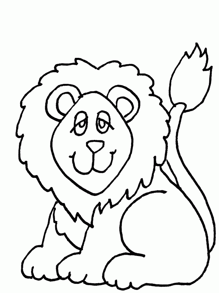 Lion Coloring Page 5 718957