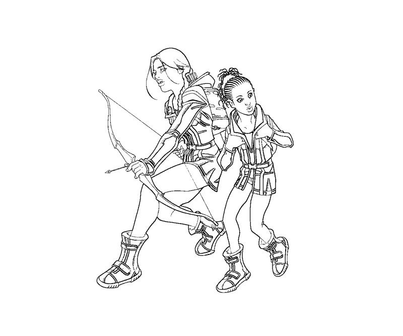 4 The Hunger Games Coloring Page