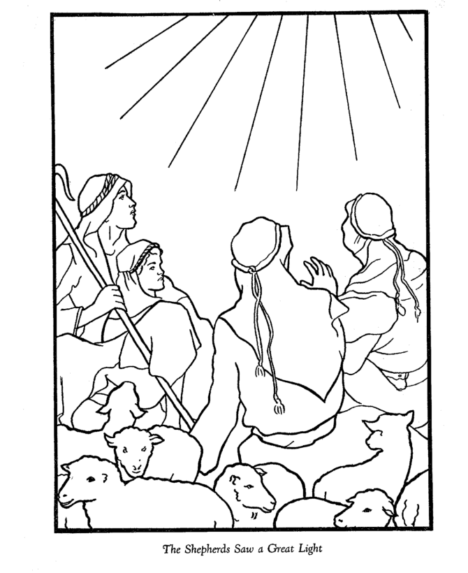 Christian Christmas Coloring Pages For Kids - Coloring Home