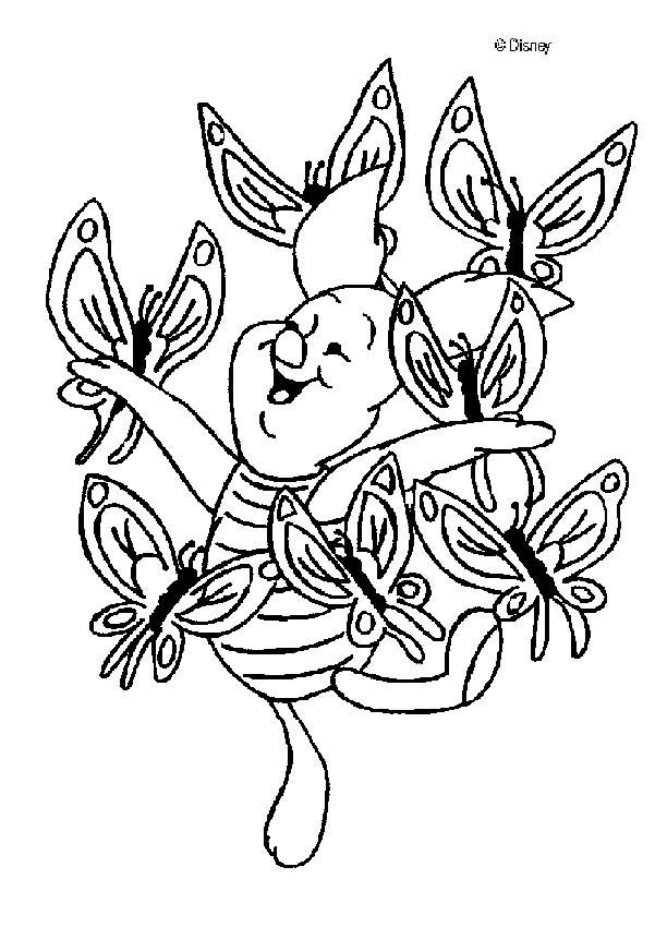 Winnie The Pooh coloring pages - Winnie the Pooh, Lumpy and Roo