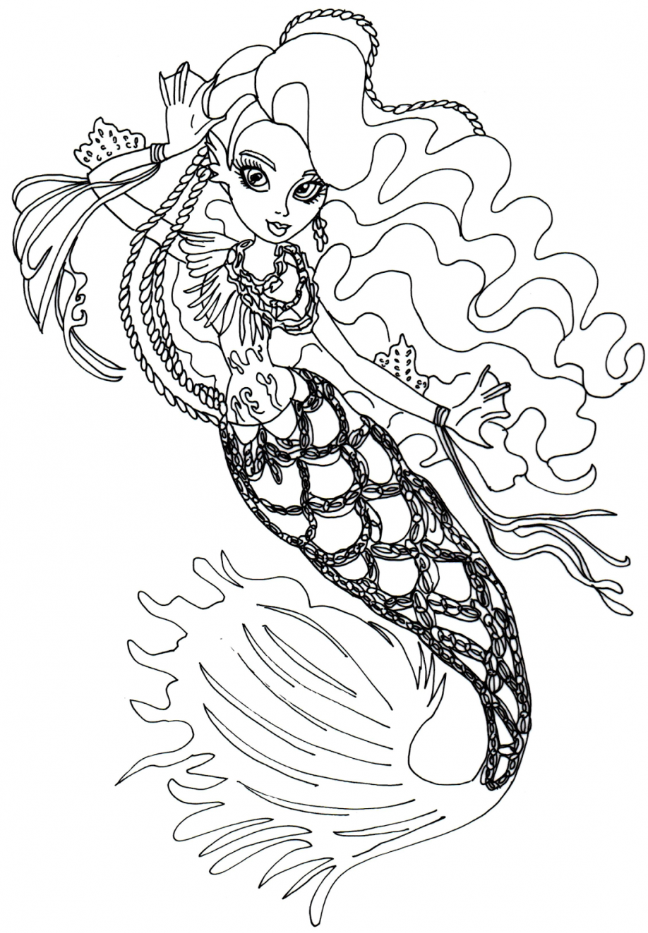 Monster High 13 Wishes Coloring Pages Free Monster High Coloring ...