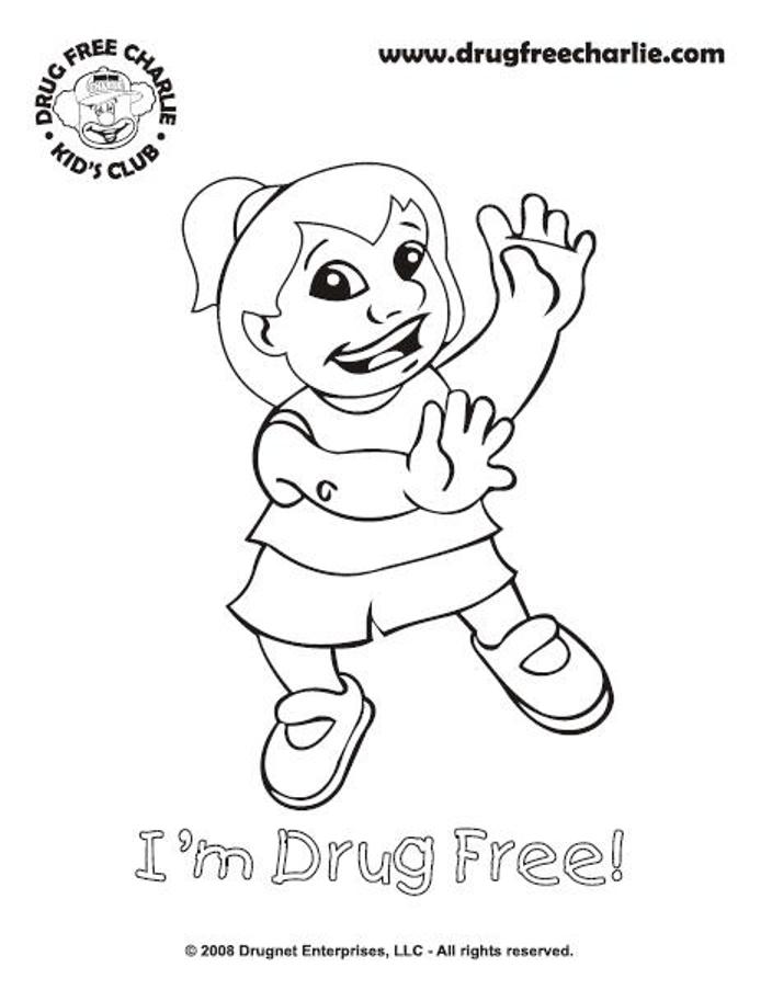 Just Say No To Drugs Coloring Pages - Coloring Home