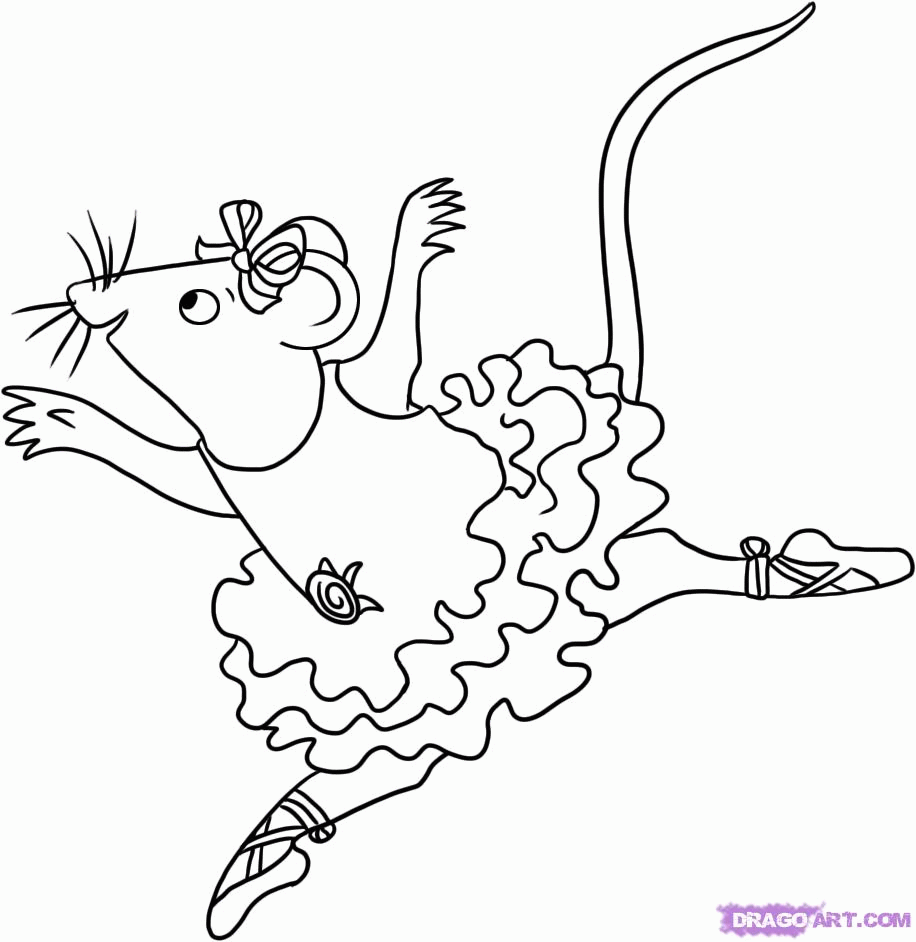 Coloring Pages: Free Coloring Pages Of Angelina The Ballerina ...
