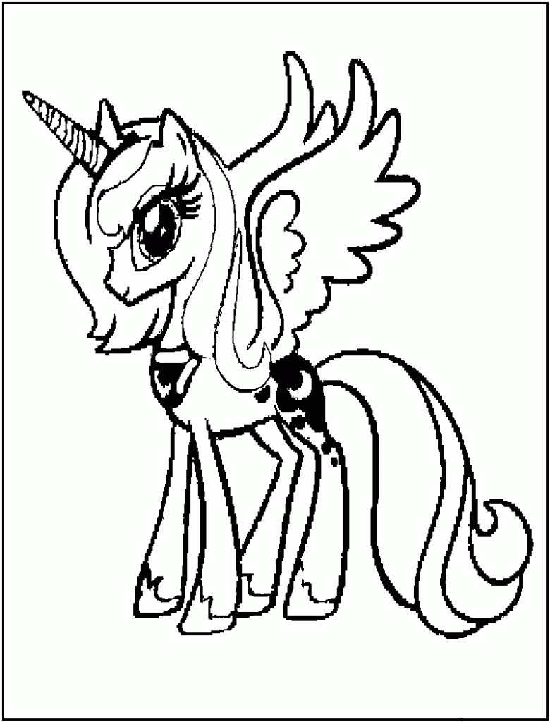 Nightmare Moon Coloring Pages - Coloring Home