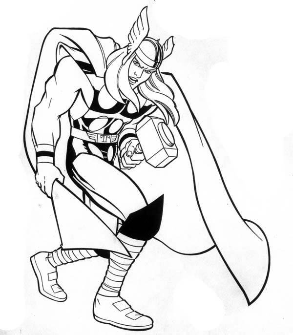 Comic Coloring Pages Free - Coloring Home
