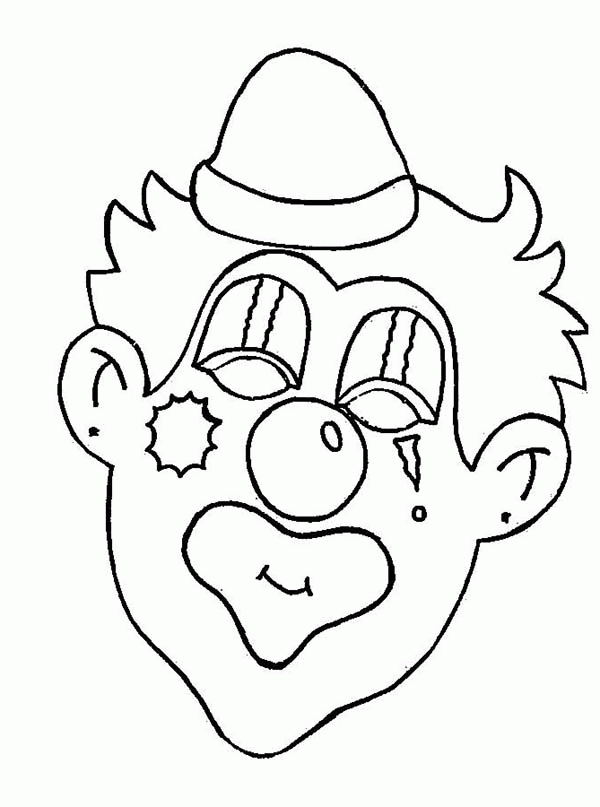 Scary Clown - Coloring Pages for Kids and for Adults