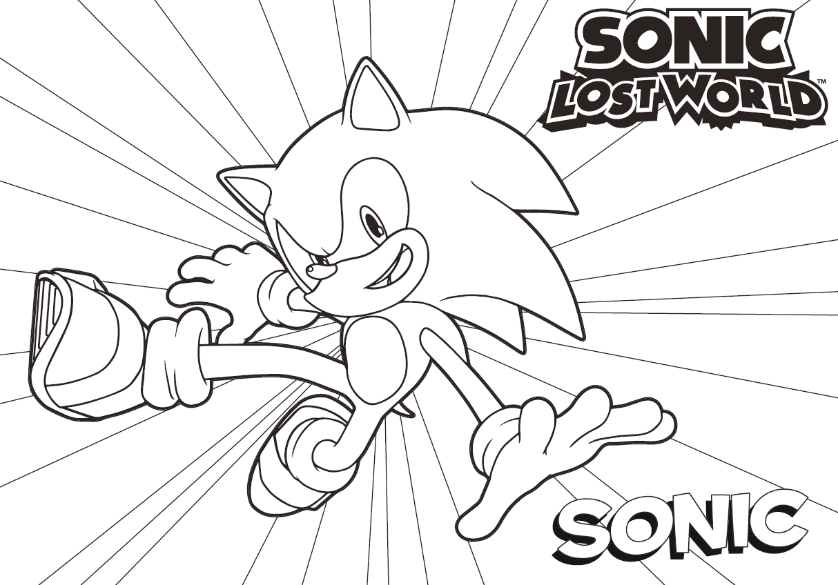 Sonic Boom Coloring Pages - Coloring Home