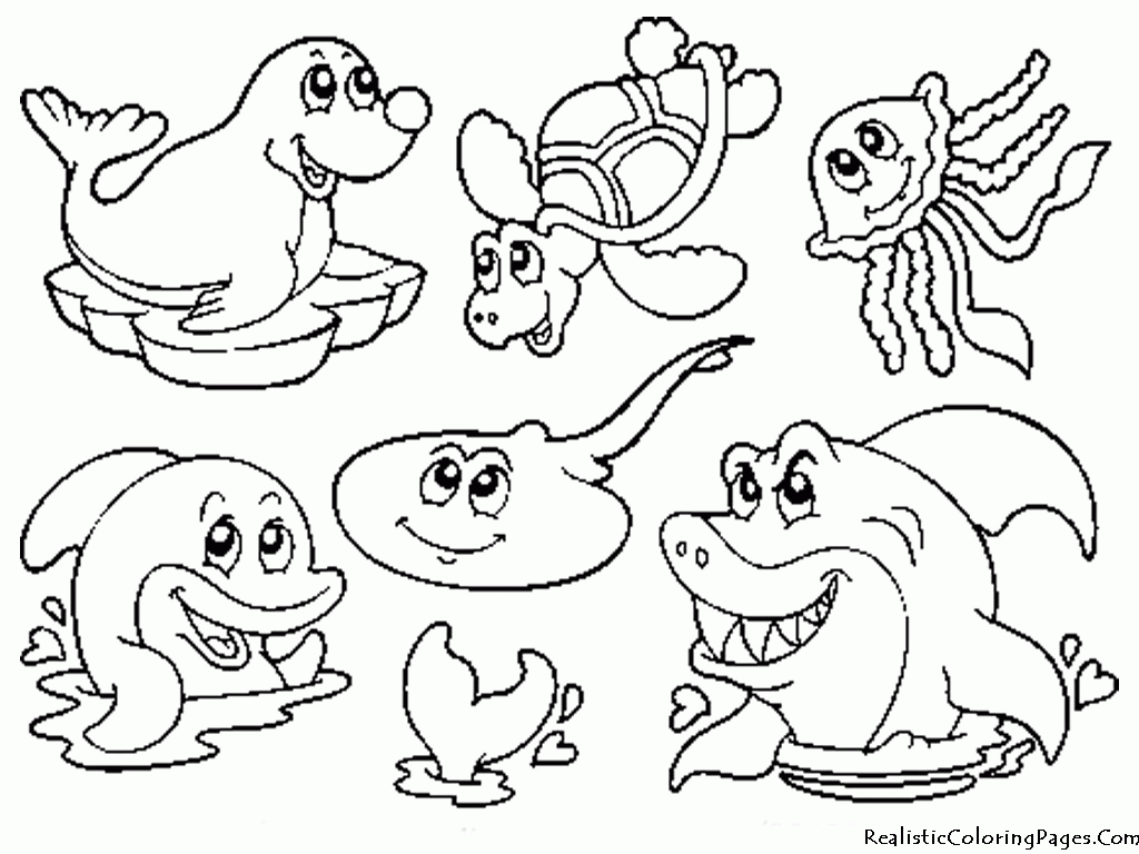 Cute Coloring Pictures Of Animals - Coloring Pages for Kids and ...