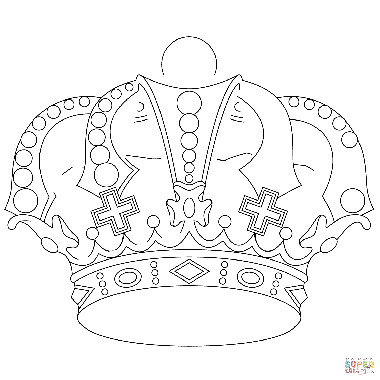 Coloring Pages : Coloring Pages Royal Crown Page Free King Magic Wand  Princess With Fors Tremendous Crown Coloring Page ~ Off-The Wall ATL