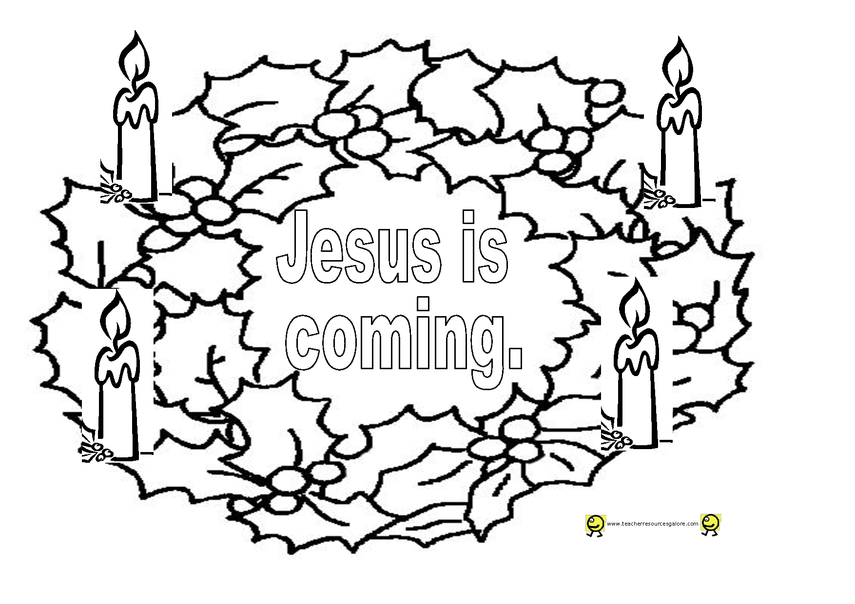 Advent Free Coloring Pages Coloring Home
