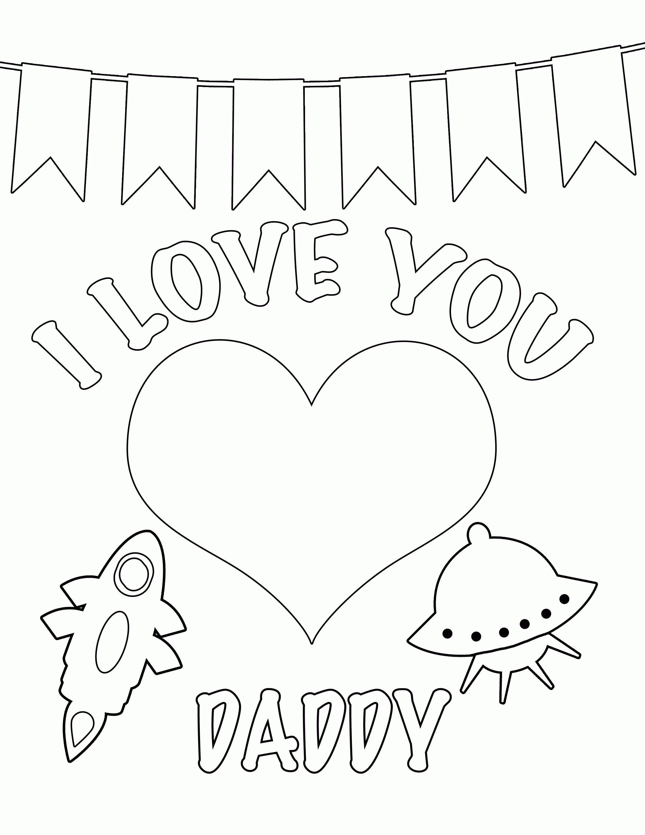 Happy Birthday Daddy Printable Coloring Pages - Coloring Home