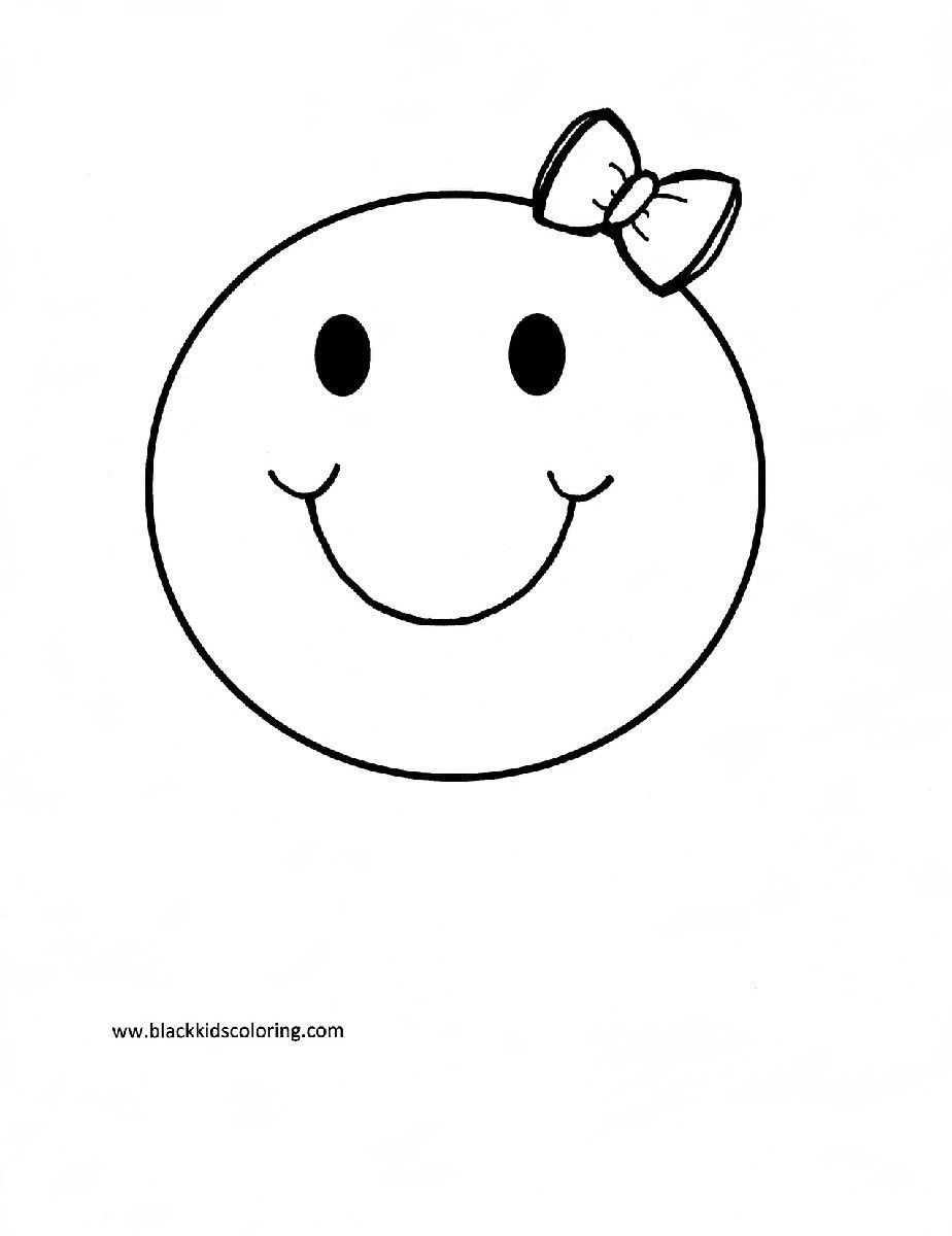 Free Smiley Face Coloring Pages Coloring Home