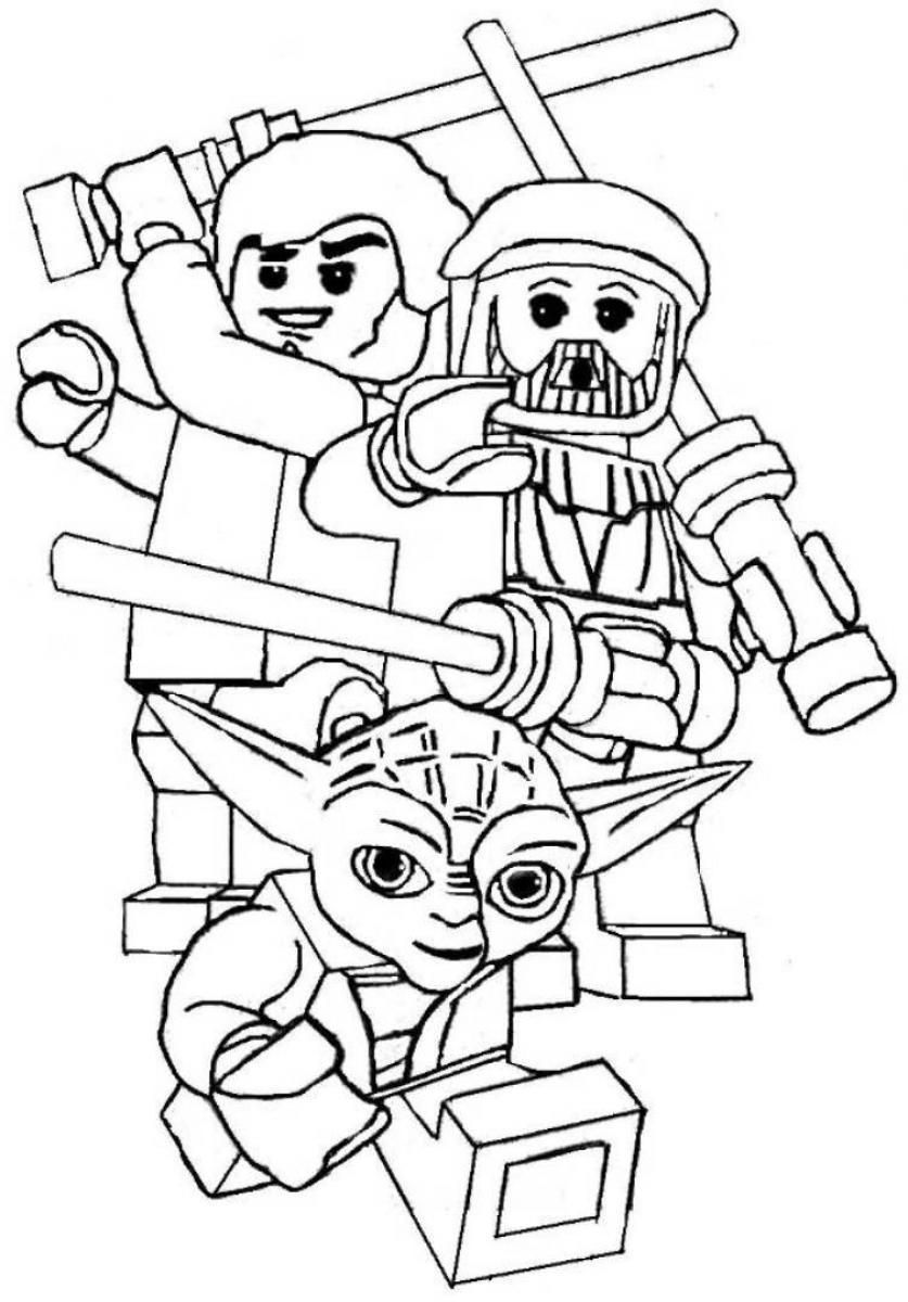 Lego Star Wars Coloring Sheets - Coloring Home