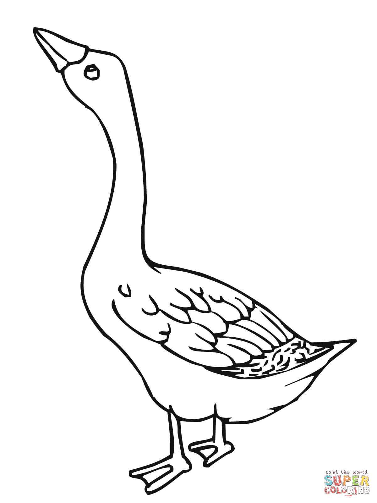 Goose Coloring Page | Program Ideas and Inspiration | Pinterest ...