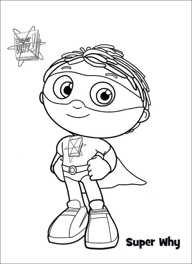 another page to color | Super Why | Pinterest | Super Why, Pages ...