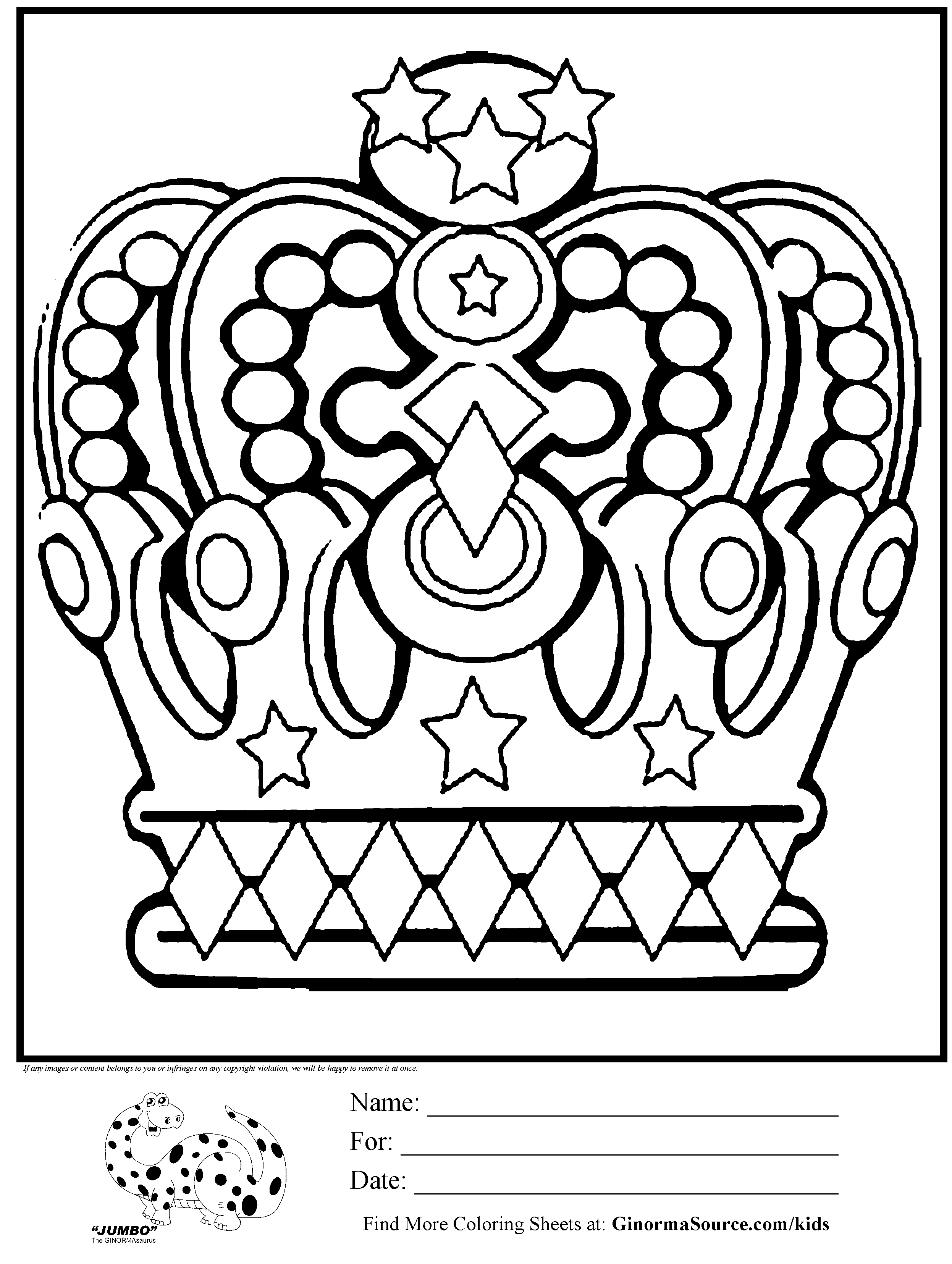 King Crowns Coloring Pages - Coloring Home
