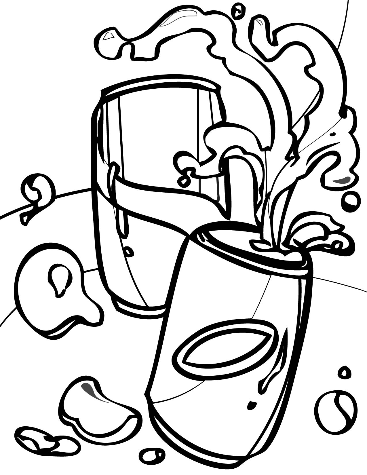 Soda Can Coloring Page at GetDrawings | Free download
