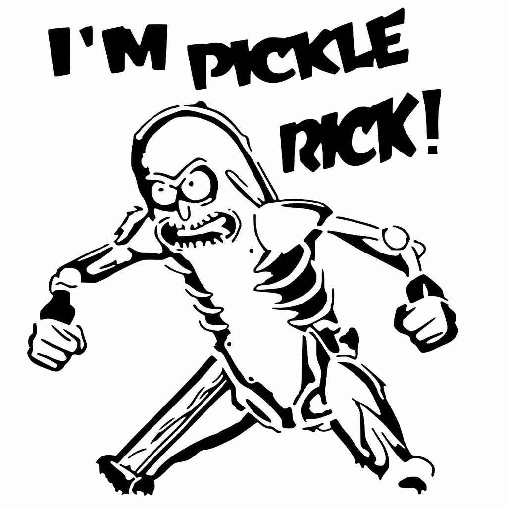 Pickle Rick stencil 2 by Longquang. | Stencils, Rick, Stencil designs