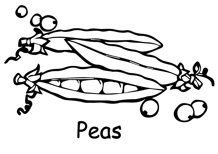 ▷ Peas: Coloring Pages & Books - 100% FREE and printable!