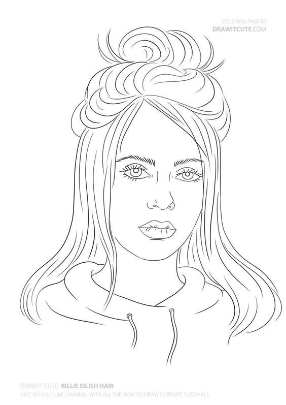 Billie Eilish in 2020 | Drawing tutorial, Billie eilish, Easy drawings