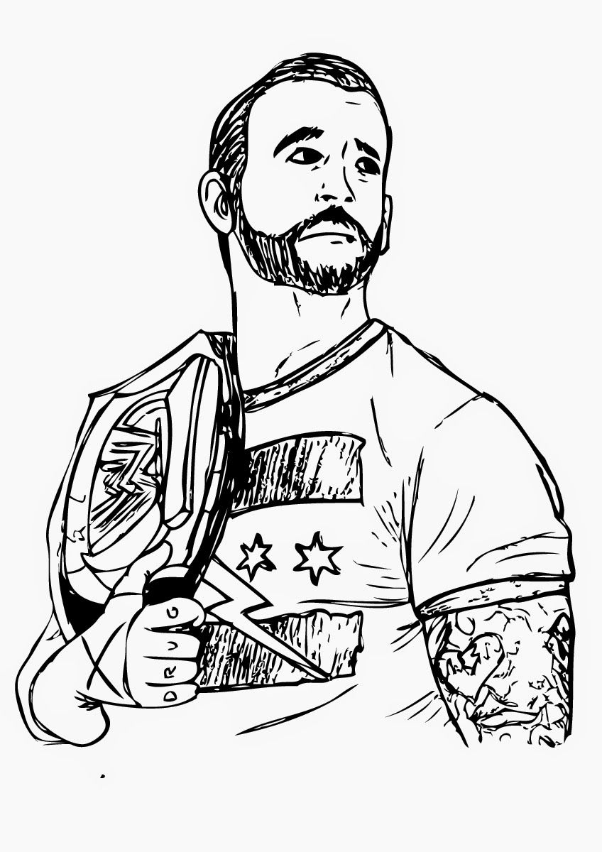 12 Pics of WWE 13 Coloring Pages - Wrestling Coloring Pages, WWE ...