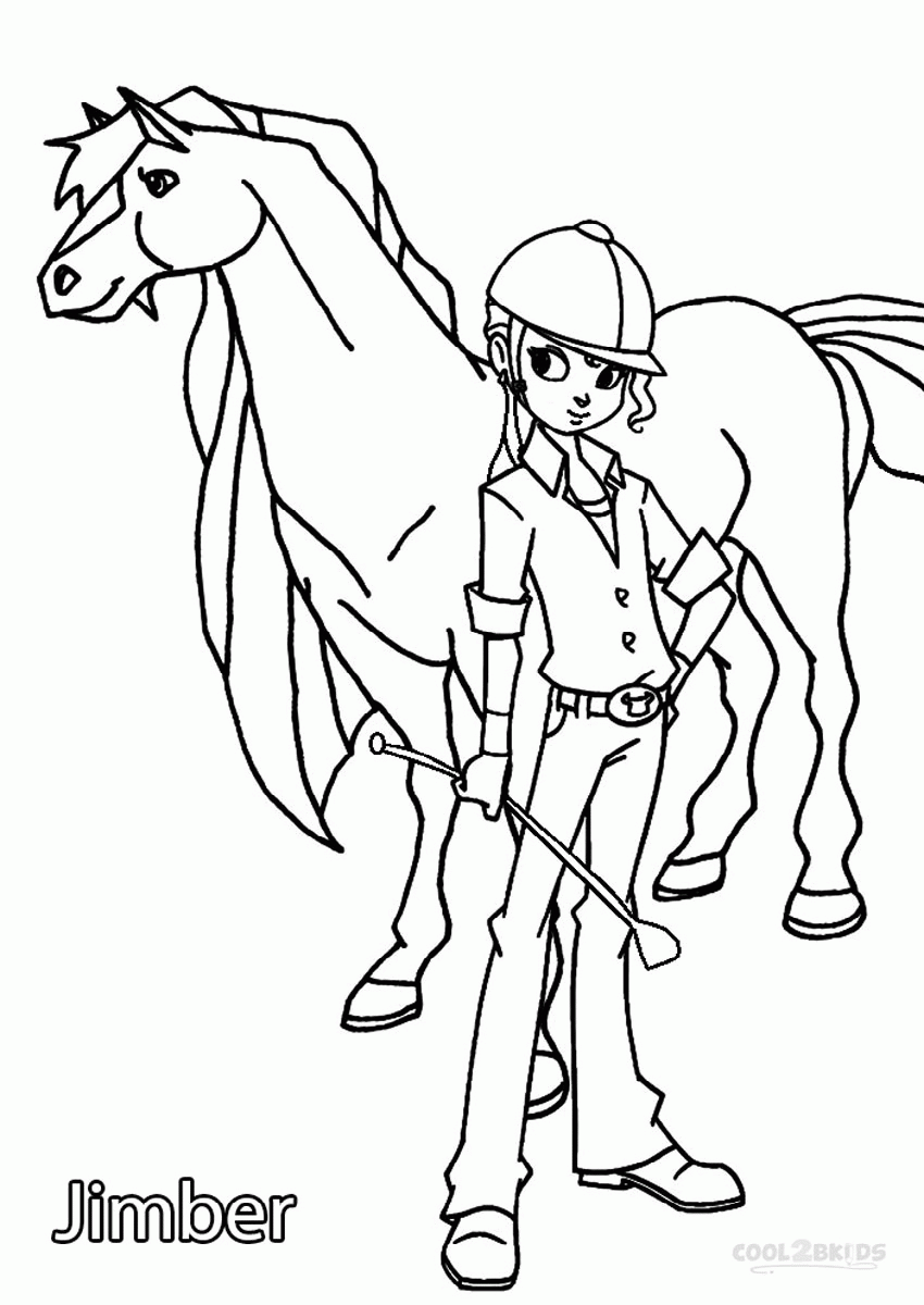 Horseland Scarlet Coloring Pages Horseland Coloring Book Pages ...