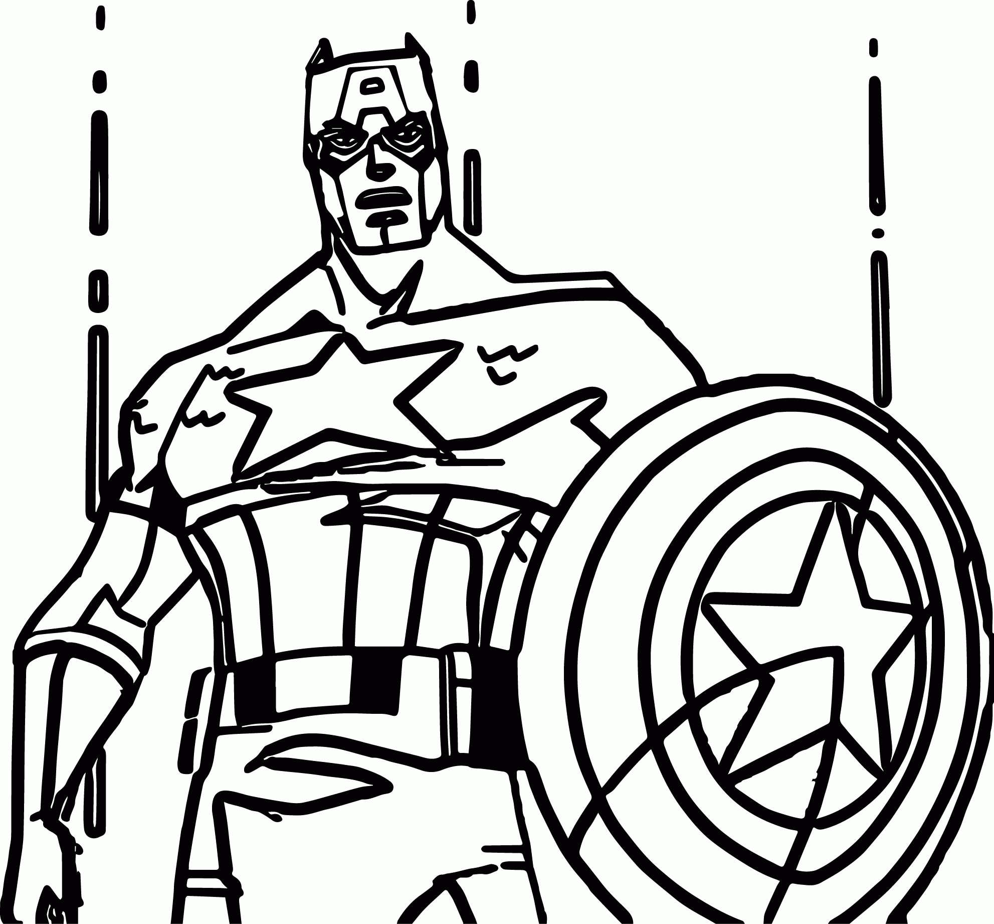 Captain_america_coloring_page_03 | Wecoloringpage