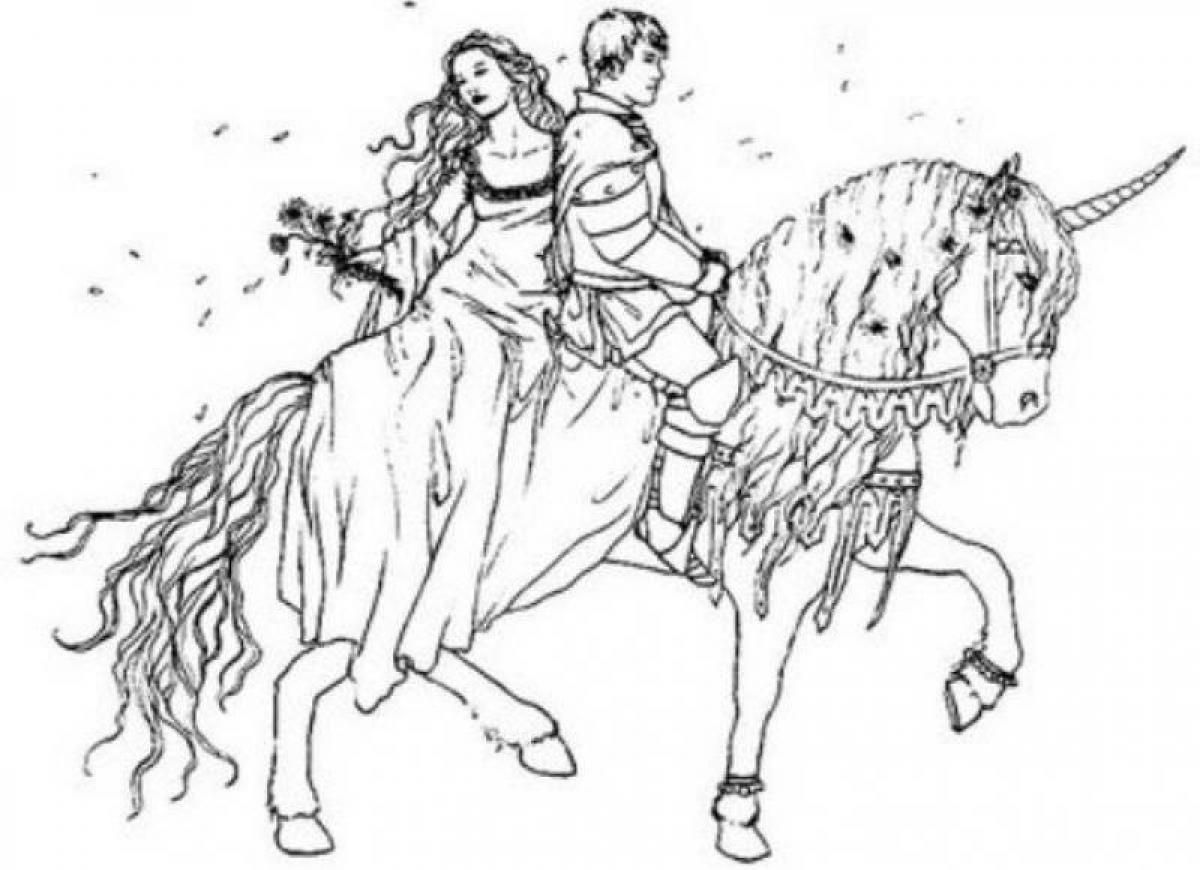 Prince Princess Coloring Pages 28 Images Home