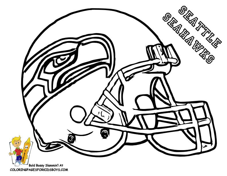 Coloring Pages Of The Seahawks - High Quality Coloring Pages