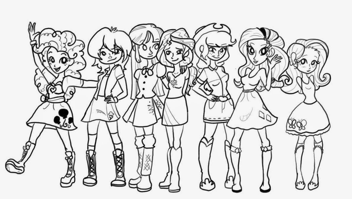 Anime Pony Coloring Pages Oloring Ages