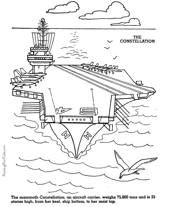 Armed Forces Day Coloring Pages!