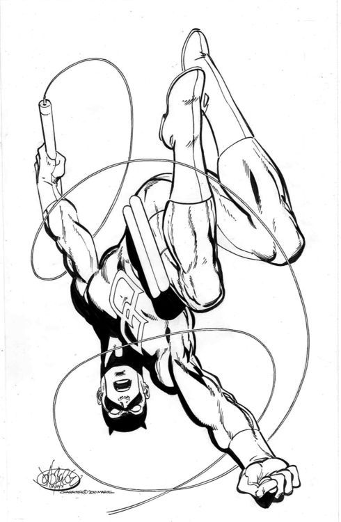 daredevil coloring pages for kids - photo #21