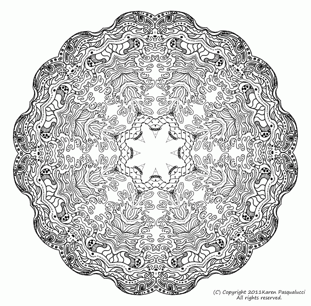 Free Printable Geometric Coloring Pages For Adults - Coloring Home