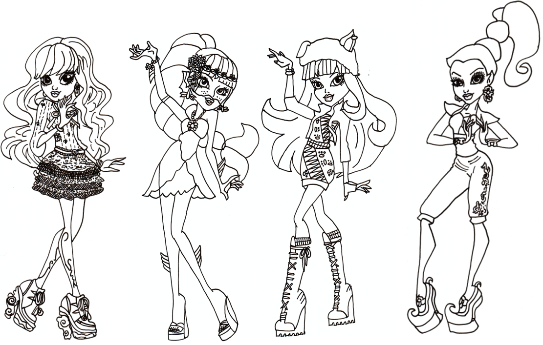 Free Printable Monster High Coloring Pages: Free Monster High 13 ...