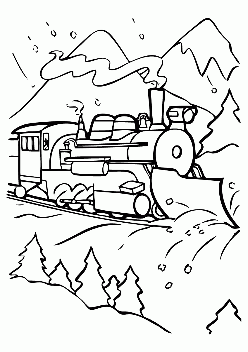 The Polar Express Coloring Pages - Coloring Home
