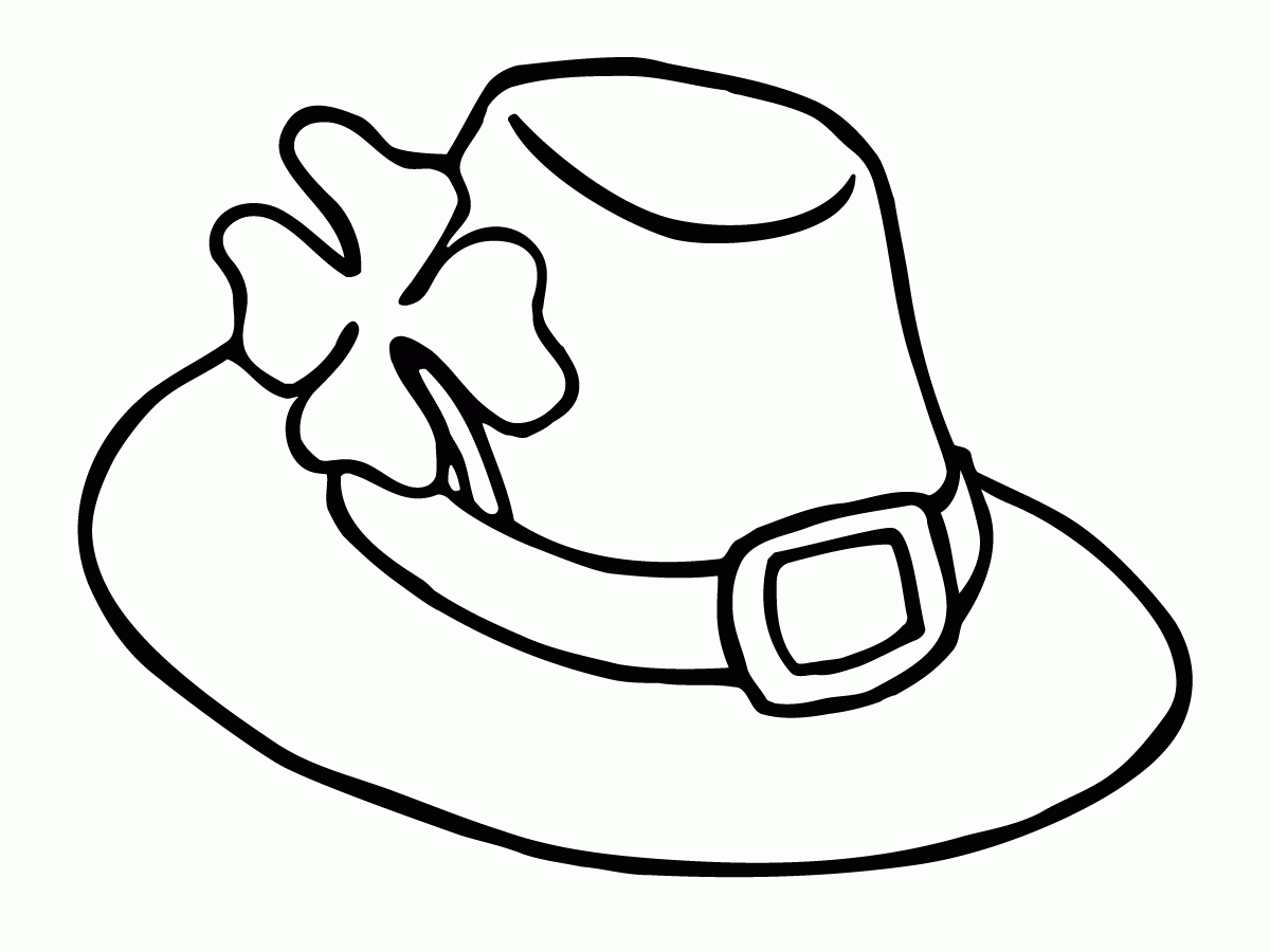 Free Printable Top Hat Coloring Page - Coloring Home