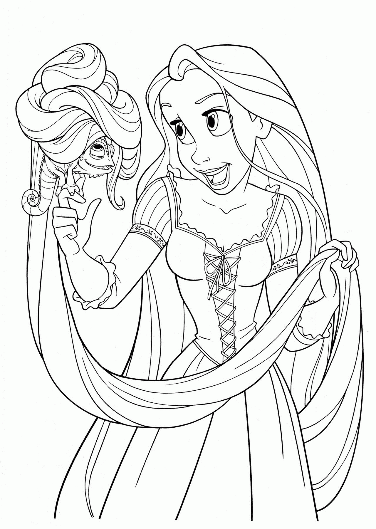 Related Tangled Coloring Pages item-12269, Tangled Coloring Pages ...