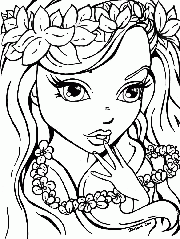 Printable Coloring Pages for Girls 230 - Coloring Pages Girls ...