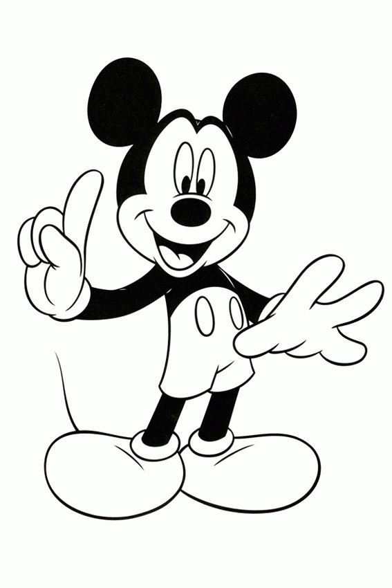 coloring page of mickey mouse clubhouse  coloring home
