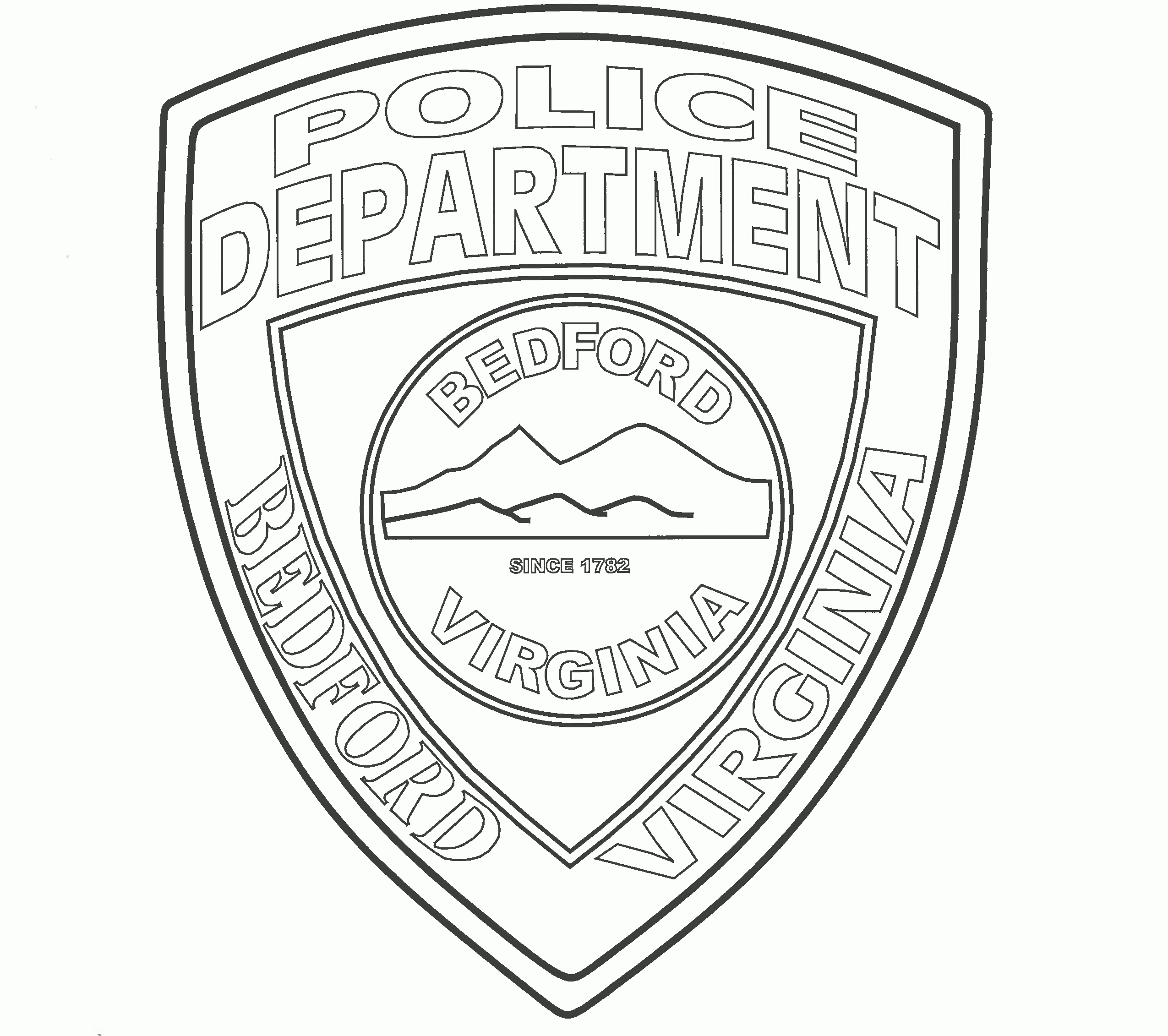 Police Badge Coloring Sheet Coloring Pages For Kids And