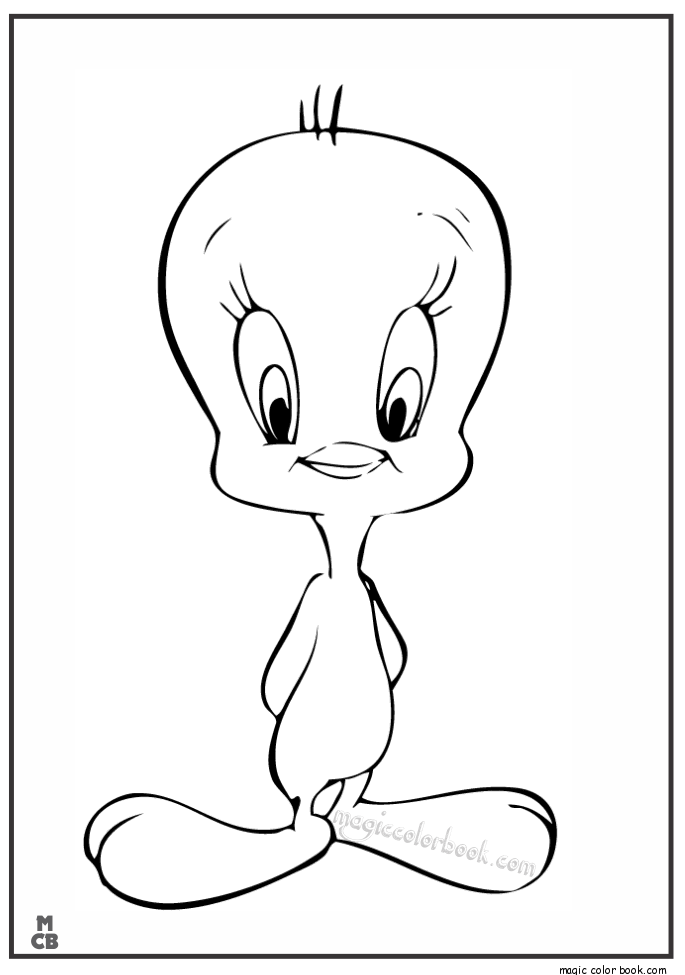 Tweety Bird Sylvester Coloring Pages 42