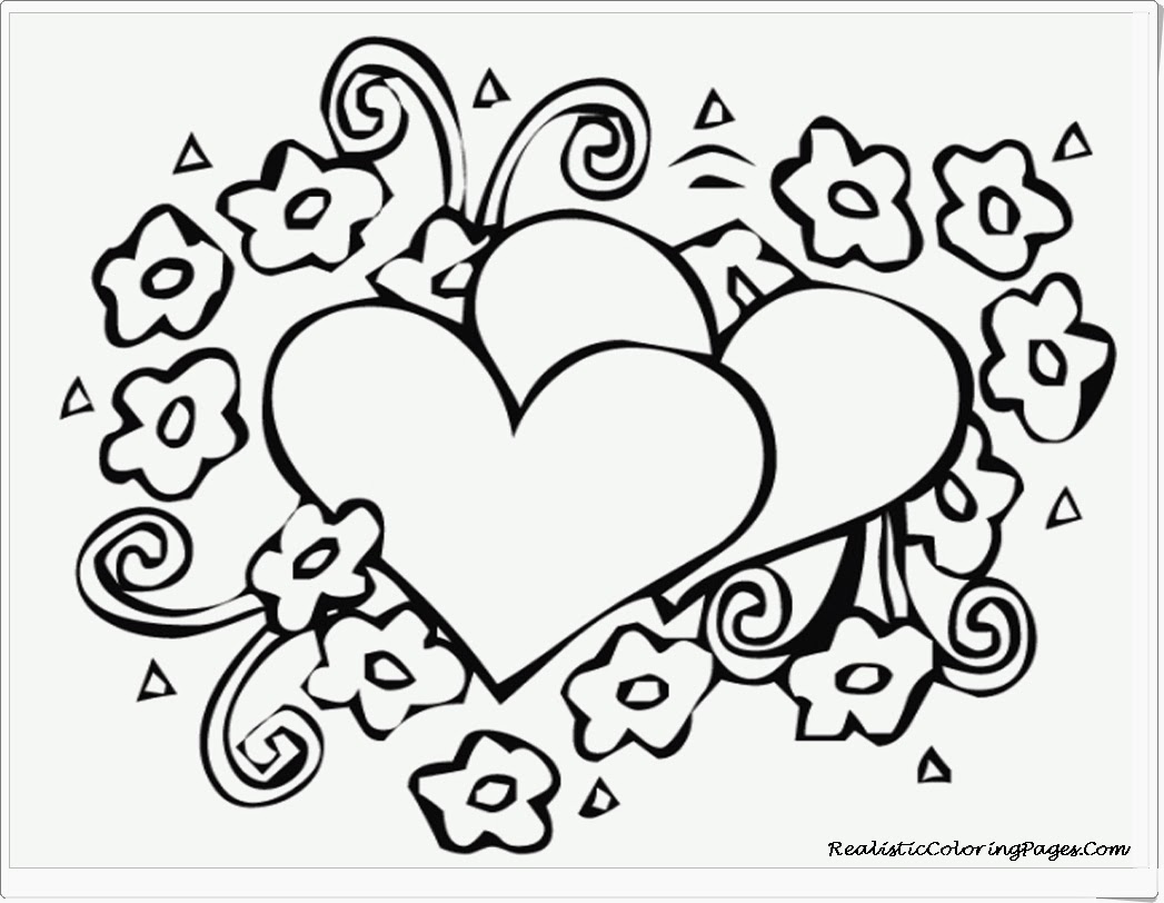 Free Printable Heart Coloring Pages For Kids Archives - Free ...