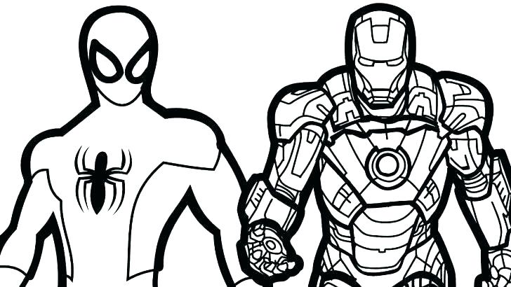 Iron Spider Coloring Pages at GetDrawings | Free download
